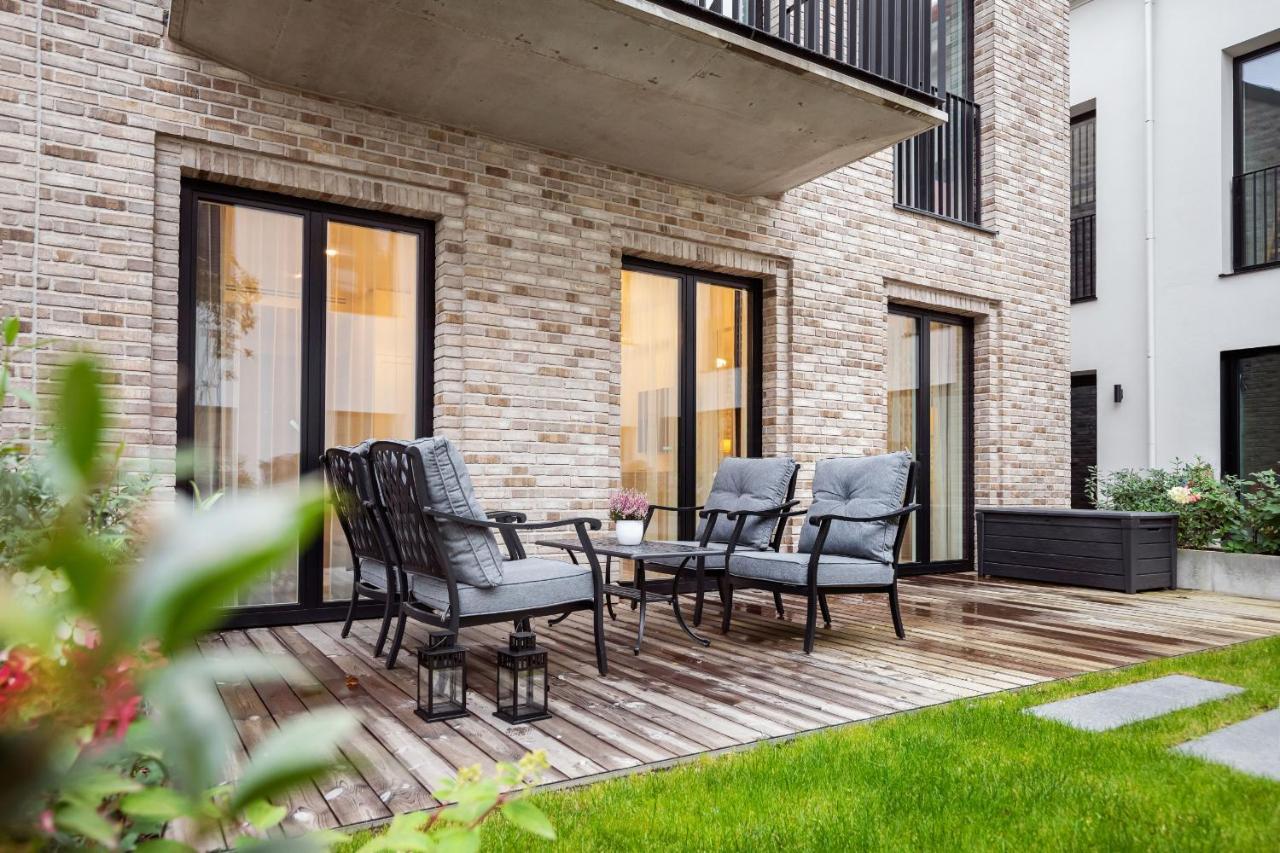 Lux Apartment With A Terrace In Vilnius Old Town Kültér fotó