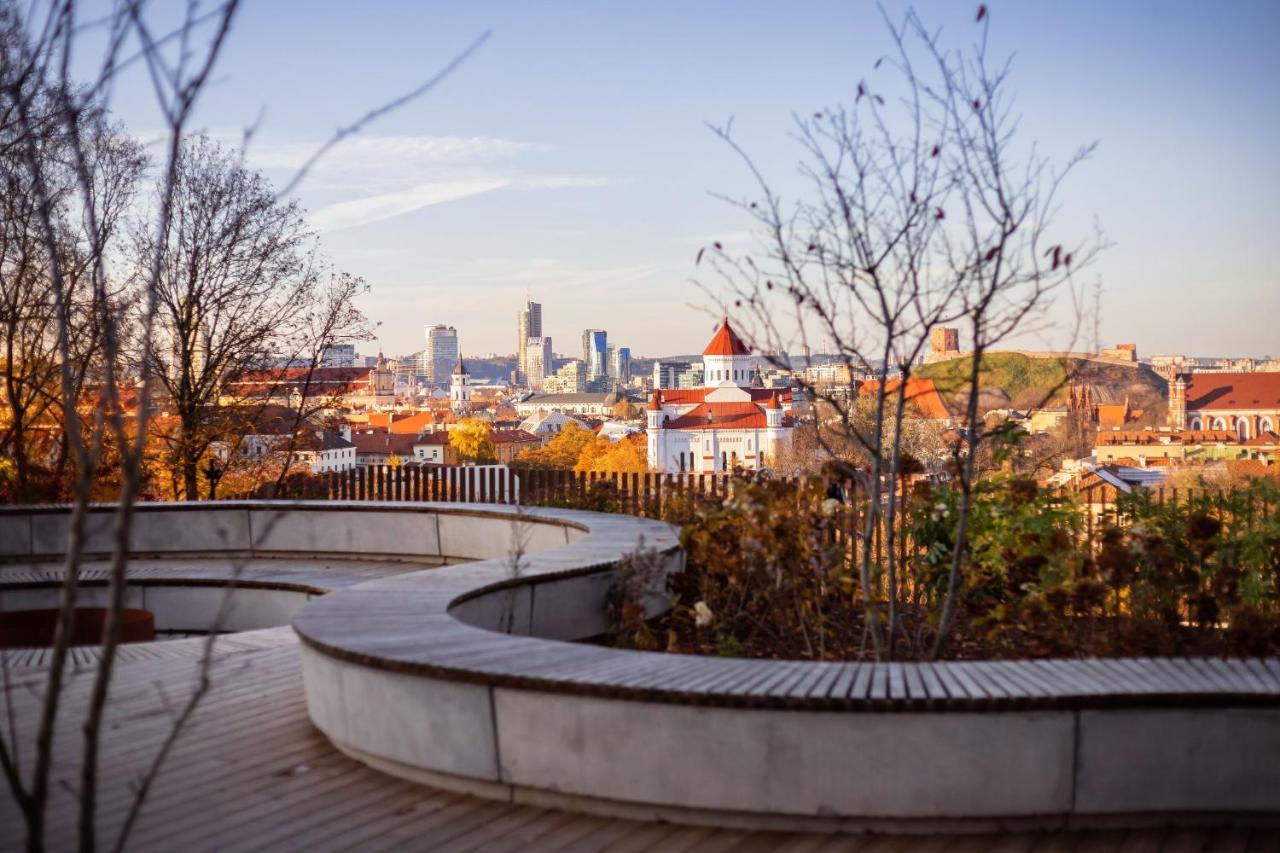 Lux Apartment With A Terrace In Vilnius Old Town Kültér fotó