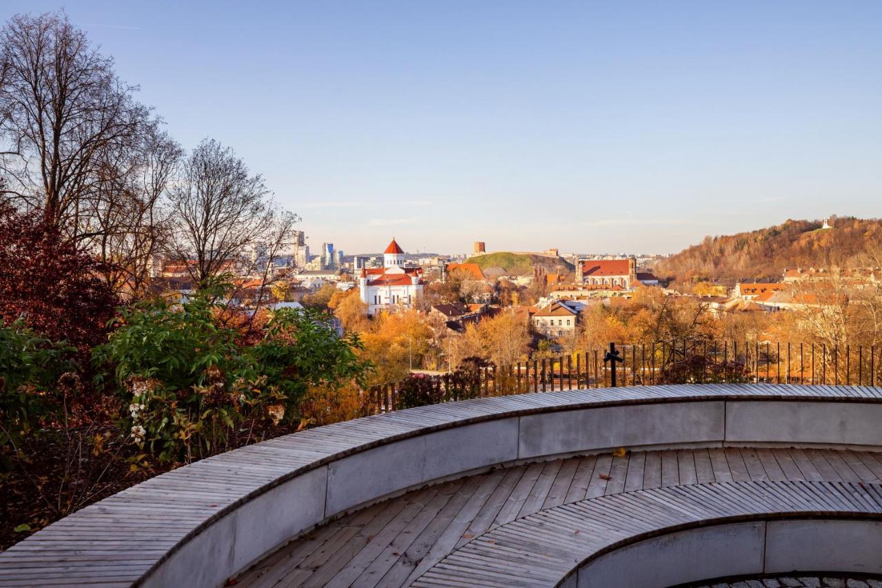 Lux Apartment With A Terrace In Vilnius Old Town Kültér fotó